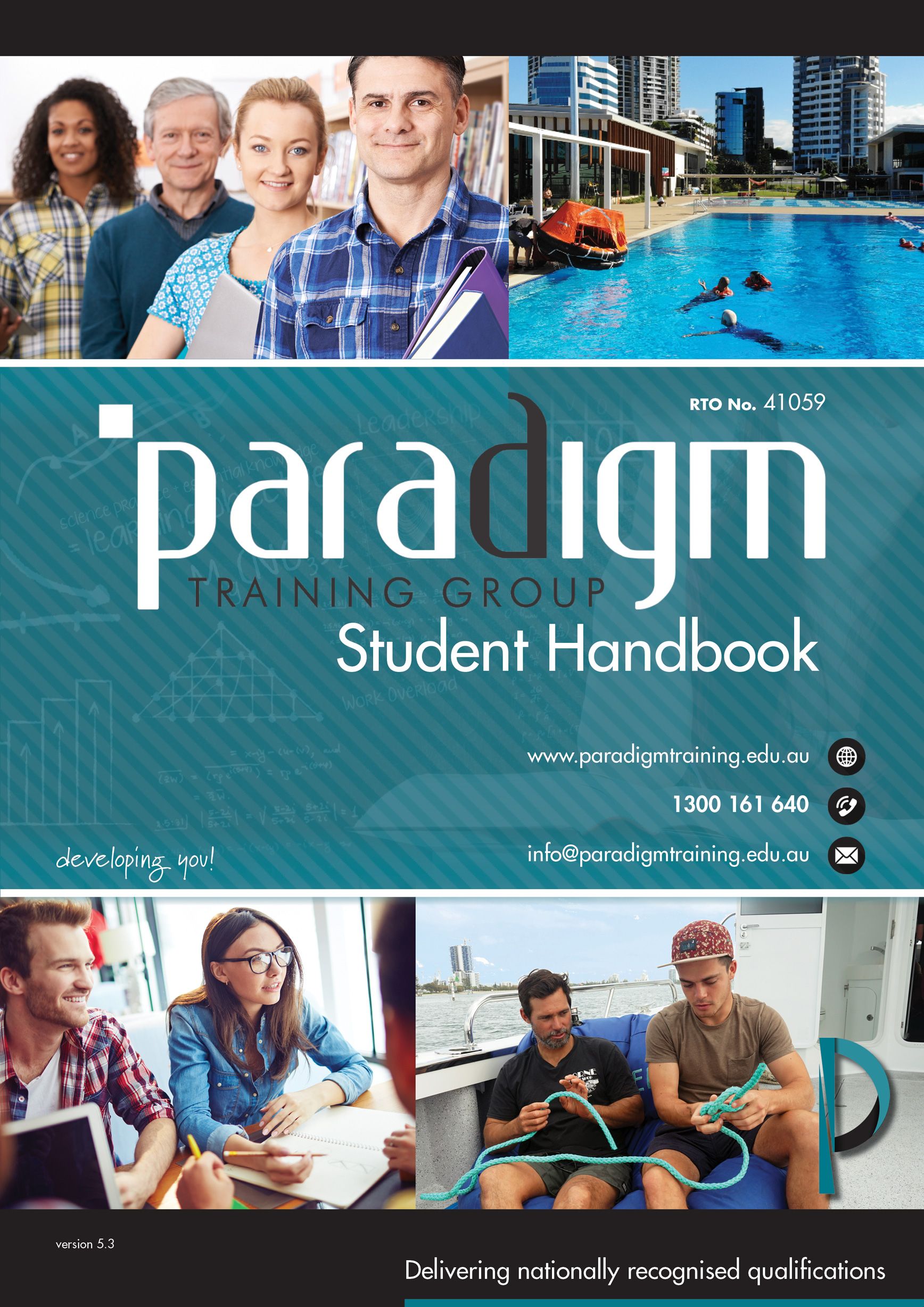 Paradigm Training Group - Student Handbook Cover